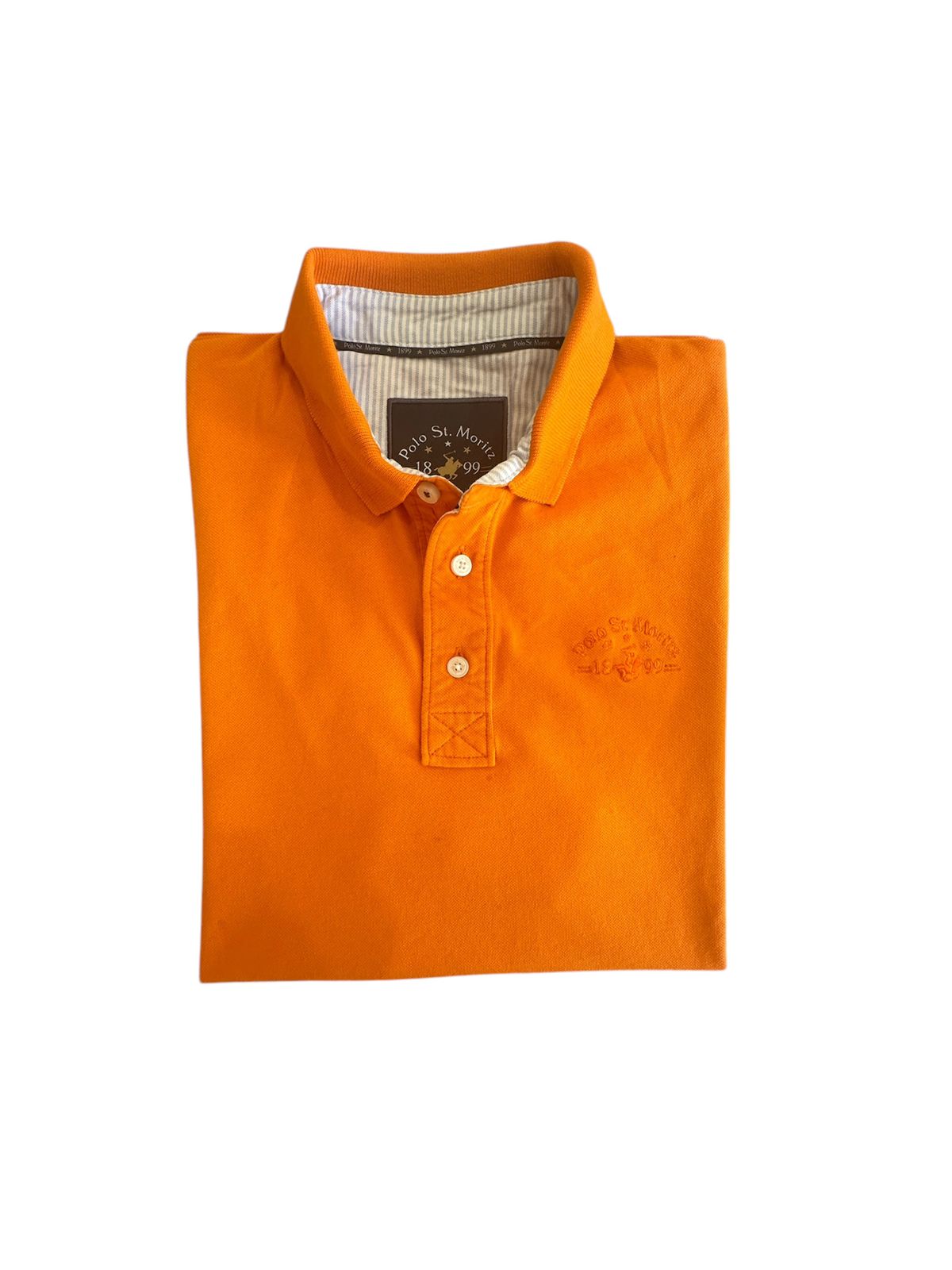 Polo Shirt Laranja Básica