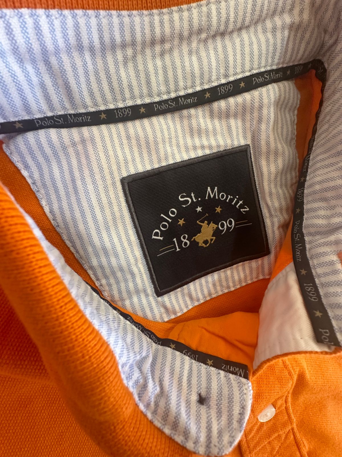 Polo Shirt Laranja Básica